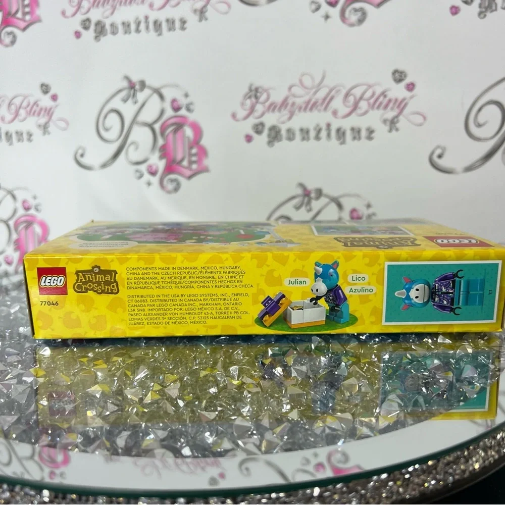 LEGO Animal Crossing build set party tea party Customizable Playset - Yellow